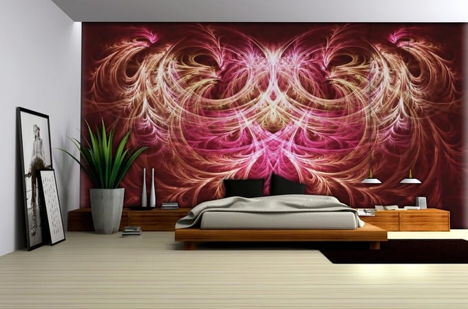Abstract Art Photo Wallcovering