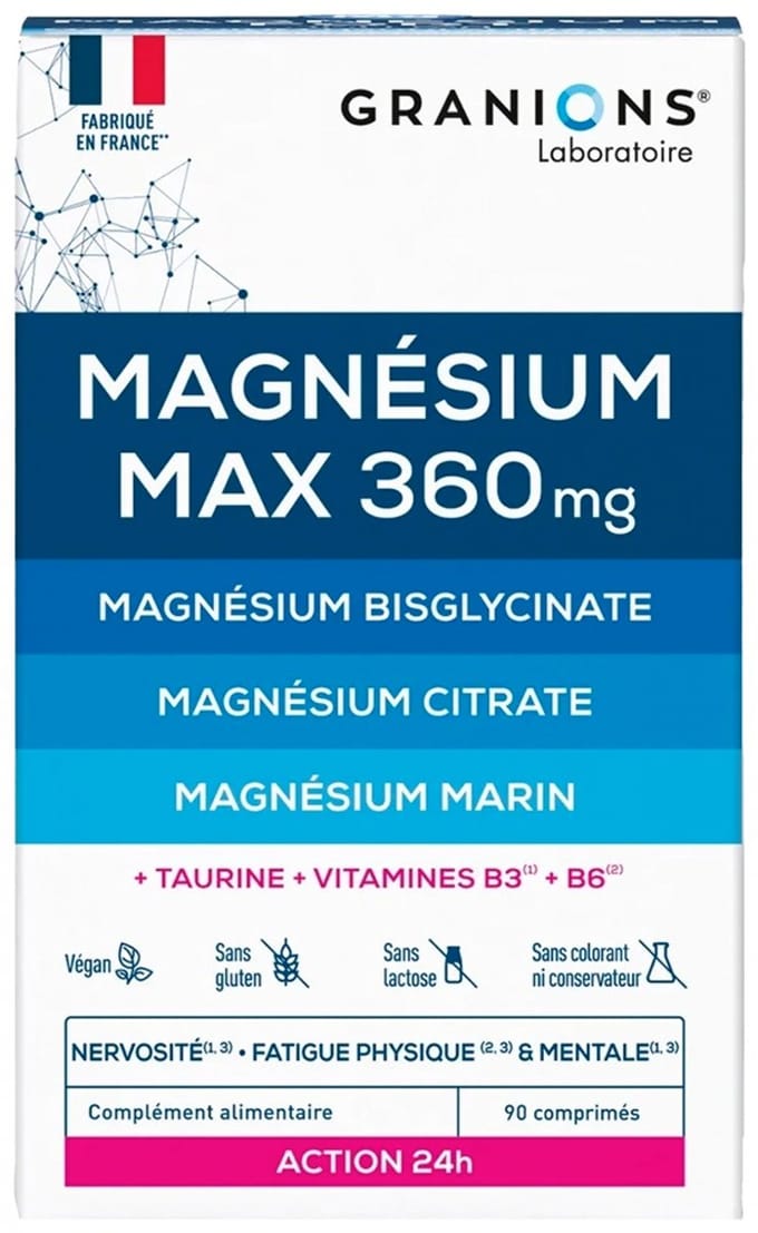 Granions Magnesium Max 360 mg 90 Tabletten
