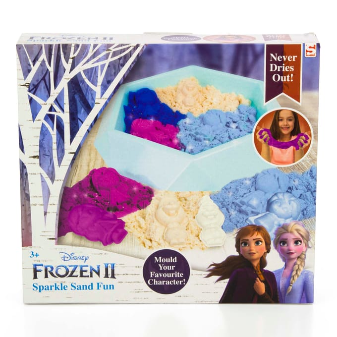 Frozen glitterzand