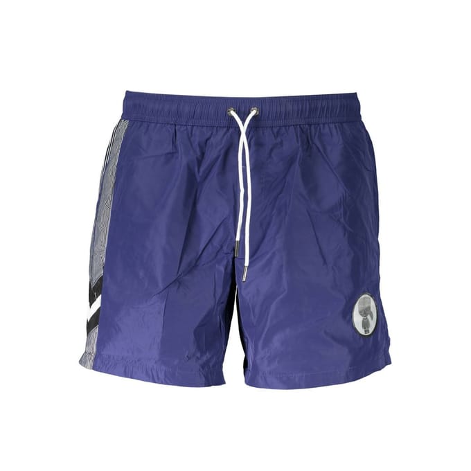 Karl Lagerfeld Blauw Polyester Heren Zwem Boxer