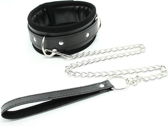 Collar met hondenketting
