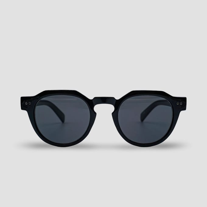 Montuurtjevoorjou - Ash Black - Zonnebril - Heren zonnebril - Zwart