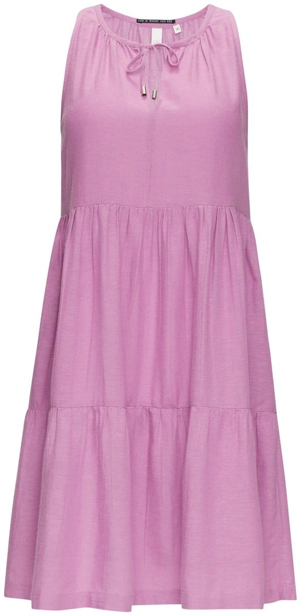 Q/S designed by - Jurk - Maat 36 - Vrouwen - Roze - Viscose
