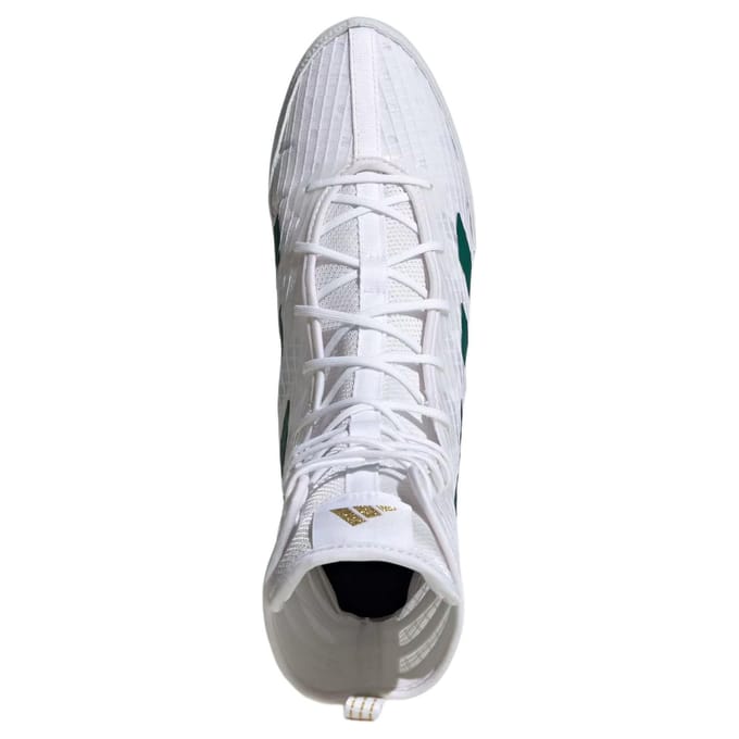 Adidas Box Hog 4 - Boksschoenen - Wit / Groen (Beschikbaar in verschillende maten)