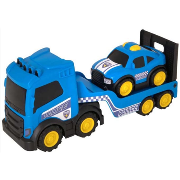 Teamsterz Chunky Trucks Politie Mega Transporter met Auto