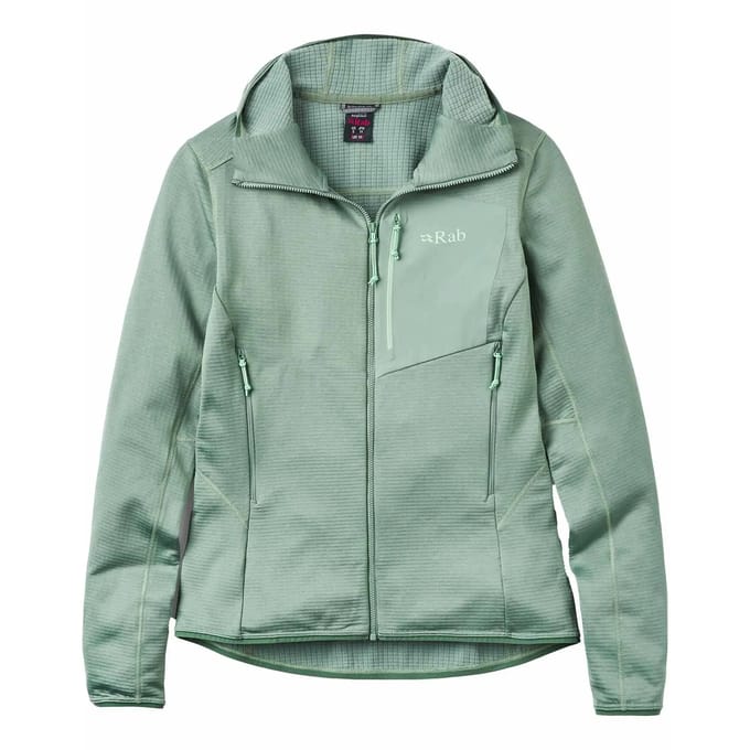 Dames hoodie met rits Rab Ascendor Light
