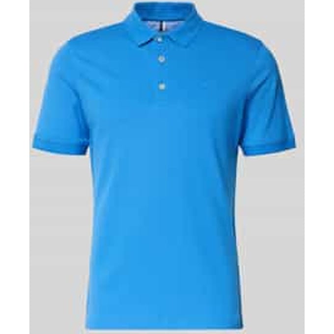 Brax Heren Poloshirt  Style PETE miami, blauw, maat L