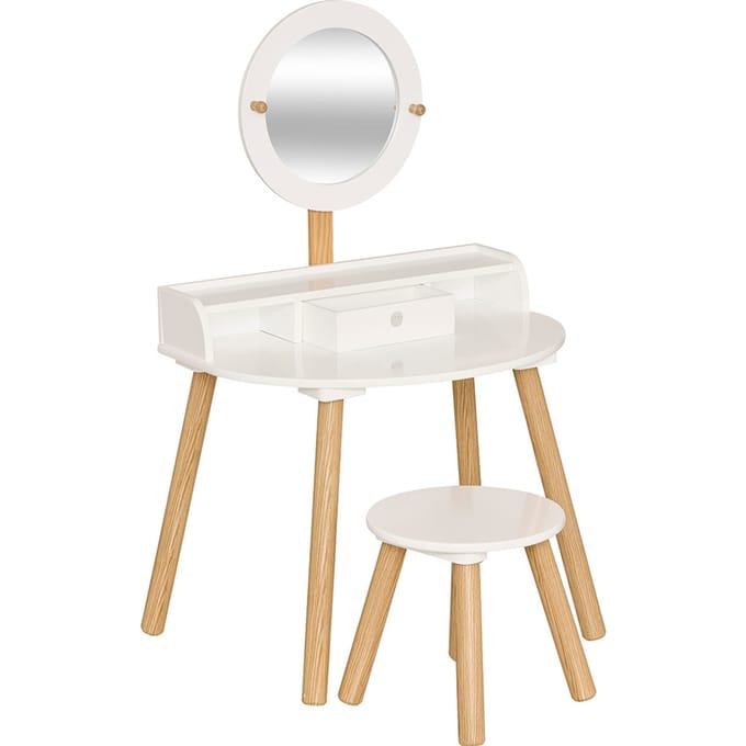Eazy Living Kaptafel voor Kinderen Cael Wit