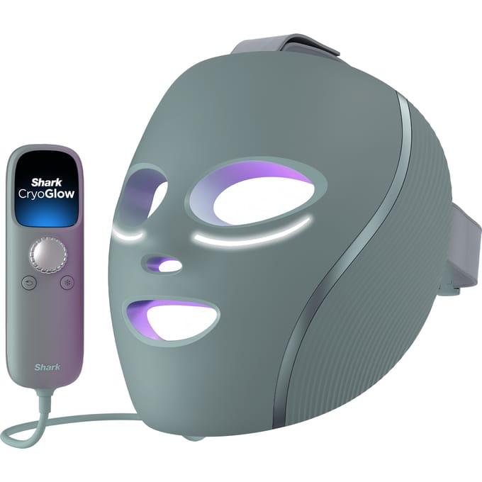 Shark CryoGlow LED-Masker met Under-Eye-Cooling in Donkergroen | FW312EUSG | van SharkNinja