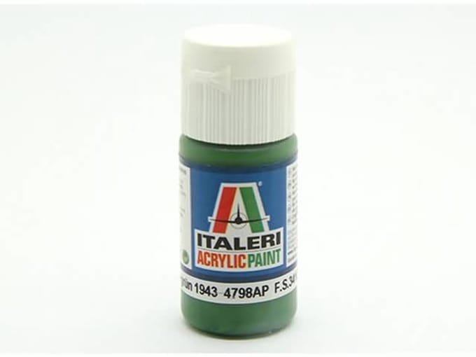 Italeri 4798ap - Flat Panzer Olivgrün 1943 - Modelbouwverf Acryl