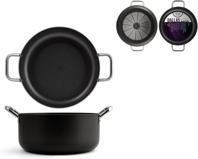 Aluminium Kookpan met 2 Handvatten en Antiaanbaklaag - 28 cm