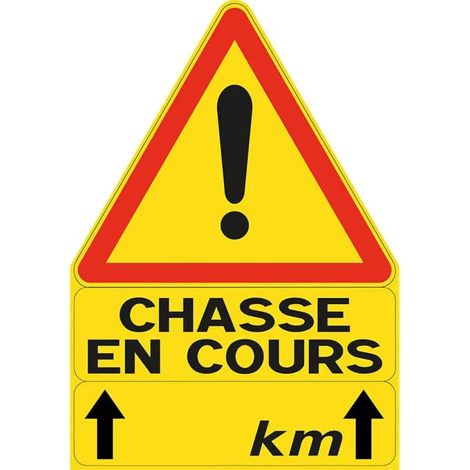 Driehoek bord jacht bezig Stepland (x20)