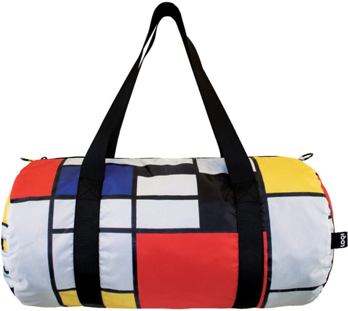 LOQI Weekender Large - Composition with Red, Yellow, Blue and Black gerecycled