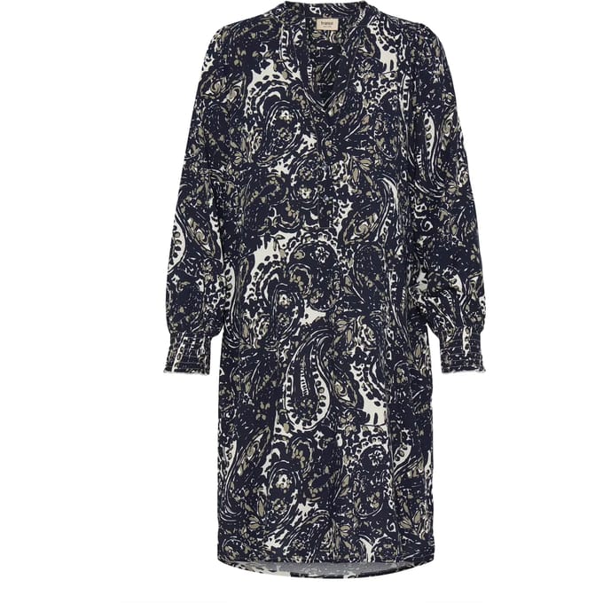 fransa - FRFLOWA DR 1 - Dames - Midi jurken