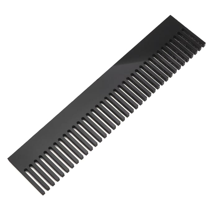 Peigne Déversoir Acrylique Flux Eau Éviter Débordement Poisson pour Aquarium Aquarium black