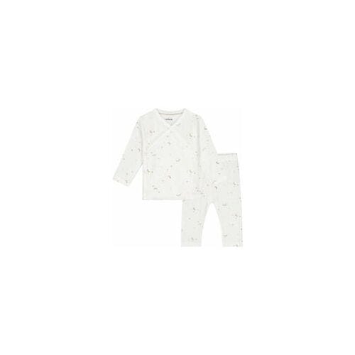 Prénatal baby pyjama ster en maan Ivory White 68 unisex