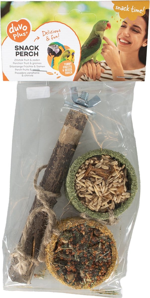 Duvo+ Zitstok fruit & zaden +/-150g