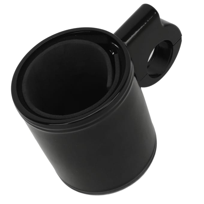 Motorfiets Stuur Bekerhouder Aluminiumlegering Verstelbare Drankhouder Bekers Waterfles Stuur black