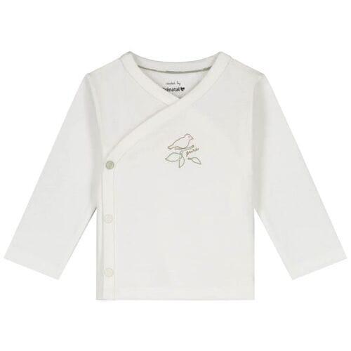 Prénatal newborn shirt Pure Ivory White 68 unisex