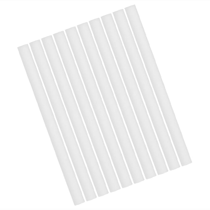 30 stuks wattenstaafjesfilterabsorberend voor luchtbevochtiger, mistverspreider en verstuiver (5x80mm) white