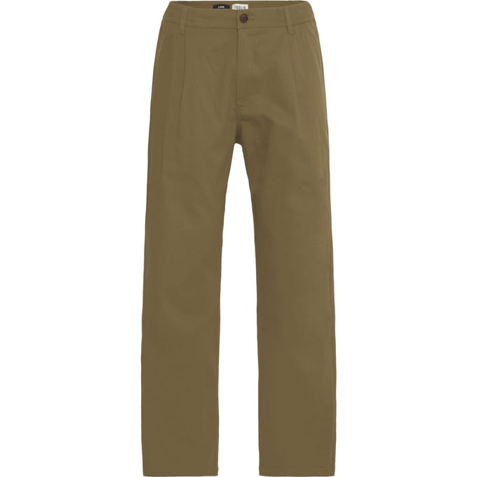 Plissé elastische broek Solid Liam