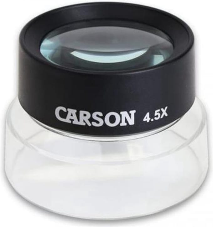Carson Opzetloep Ll-55 4,5x - 75mm Glas/acryl Zwart/transparant
