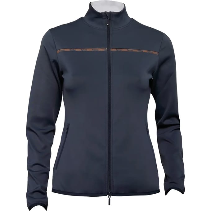 Dames softshell paardrijsweater met volledige rits Tattini Sila
