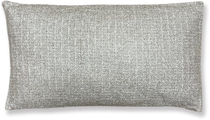 by Mooss - Sierkussen - Linnen - Gemelleerd - Grey - Beige - Brown - 50x30 cm - Hip - Trendy - Accesoires - Decoratie