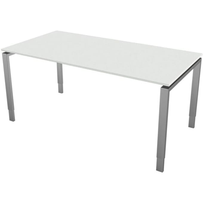 Eettafel Beta 160cm licht grijs hoogte verstelbaar
