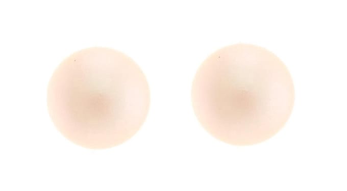 Behave - Dames parel oorknoppen zilverkleur 0,8 cm - Subtiel chic