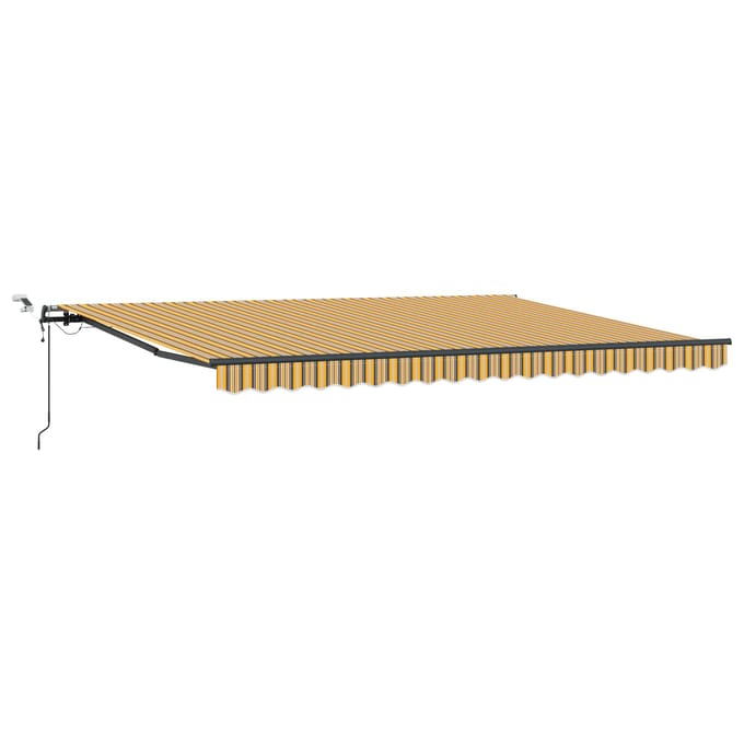 vidaXL - Uitschuifbare - luifel - Meerkleurig - 450 - × - 300 - cm - Polyester