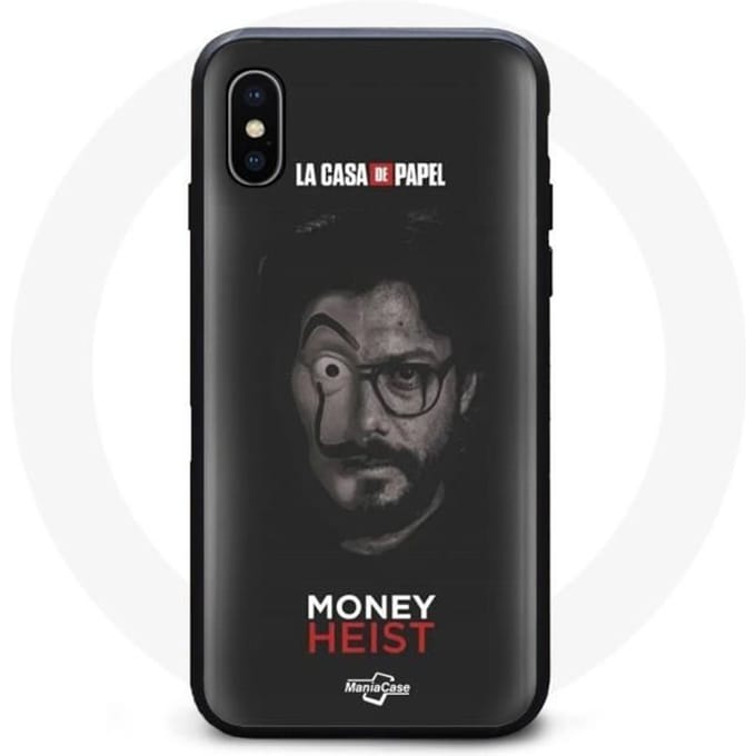 Coque - La Casa De Papel - Iphone XS Max - Souple - Noir - Mixte