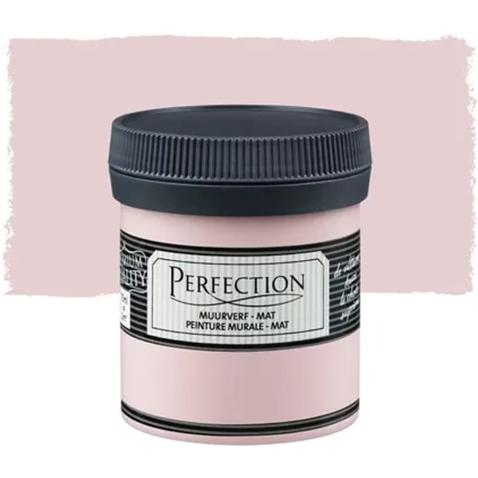 Perfection Muurverf Verftester - Mat - Oudroze - 75ml