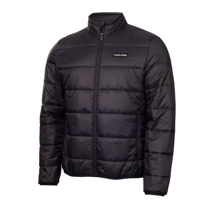 Calvin Klein Lichtgewicht pufferjas voor heren (Grijs)