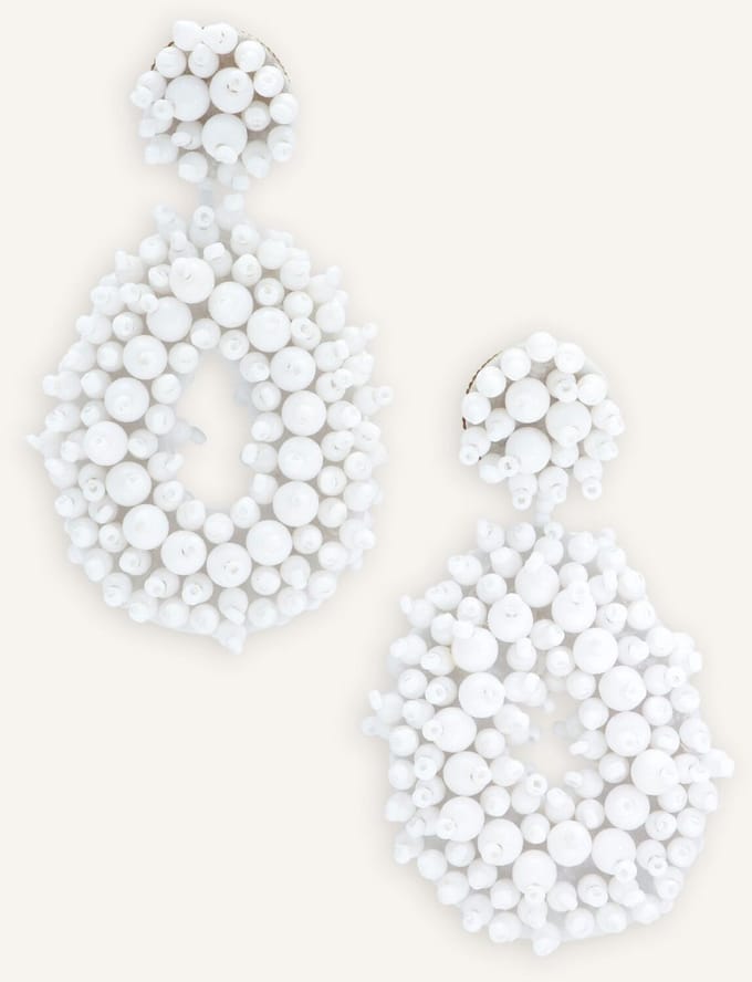 Notre-V Earring Beats Sieraden Dames - Wit - Maat ONESIZE