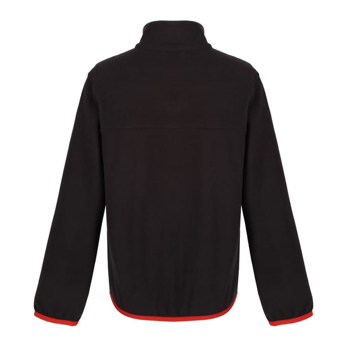 Regatta Kinder/Kids Microfleece Full Zip Fleecejack (Zwart)