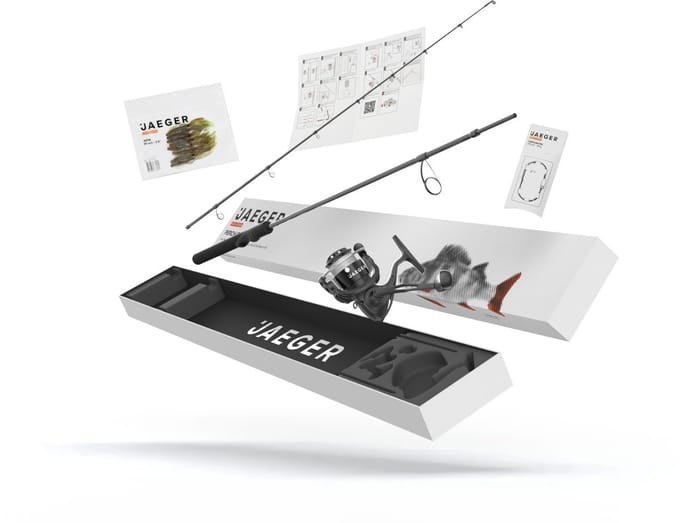 Jaeger Perch Go Kit Hengelset 2,04m (5-15g) - Spinhengel
