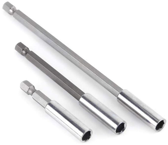 Magnetische Bit Houder Set van 3 Stuks, 6cm/10cm/15cm, Geschikt voor Boormachines en Schroevendraaiers