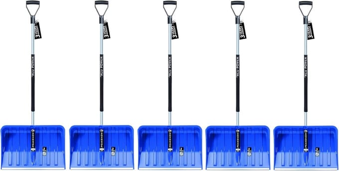 Set van 5 Ergonomische Sneeuwschops voor Efficiënte Sneeuwruiming