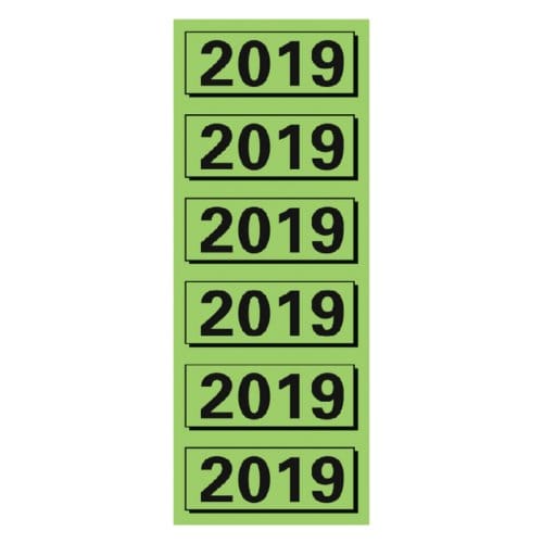 Rugetiket ELBA 2019 Jaaretiket -  Groen - Rugetiketten
