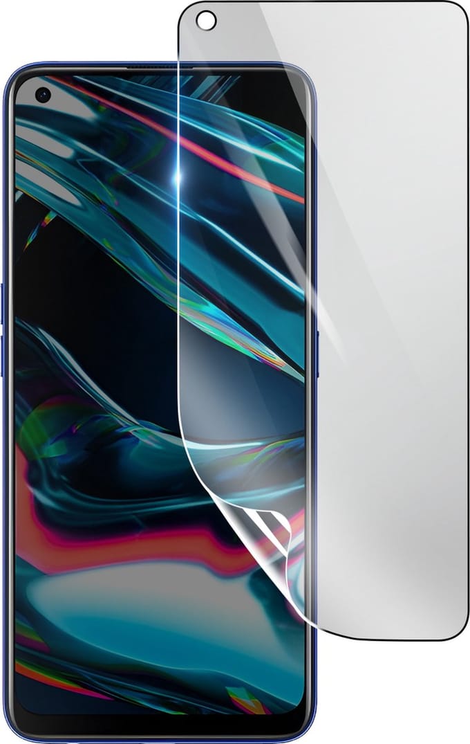 3mk, Geschikt voor Realme 7 Pro, Schokbestendige Hydrogel Screenprotector, Transparant