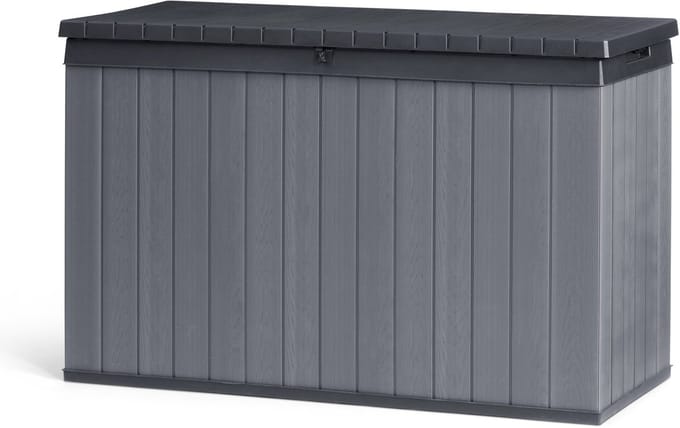 Keter Darwin Opbergbox - 670L - 142,5x65,5x89,52cm - Grijs