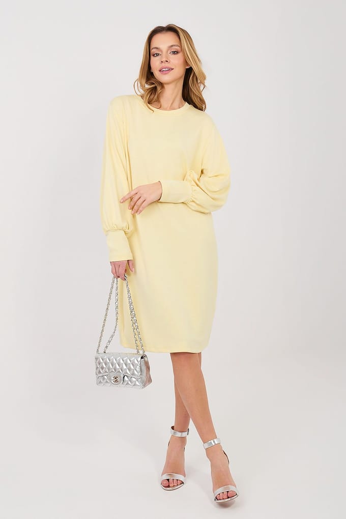 Elara Soft Dress - Geel / S/M