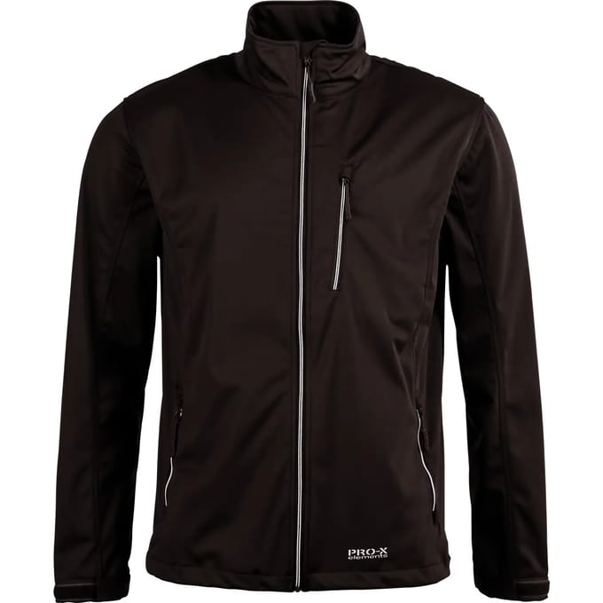 Pro-x Elements Outdoorjas Dario Heren Polyester Zwart Mt M
