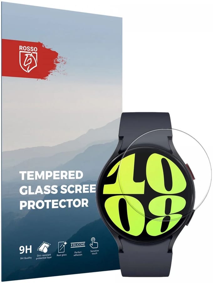 Rosso 9H Tempered Glass Screen Protector Geschikt voor Samsung Galaxy Watch 6 44MM
