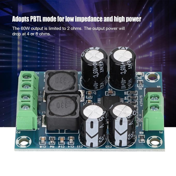 XH-M311 Mini TPA3118 Digitale versterkerprint of versterkermodule Mono 60W