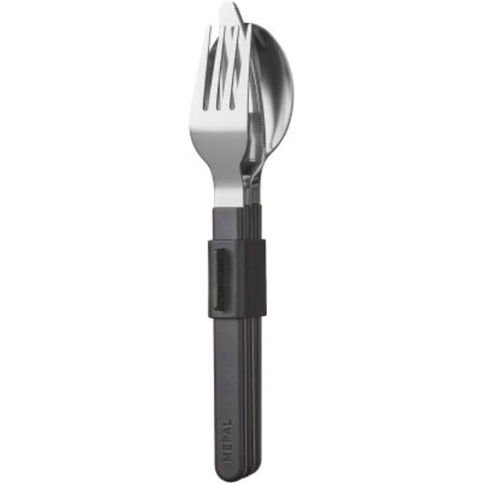 Mepal Bestekset Silueta 3-delig - Nordic black - campingservies - buitenservies