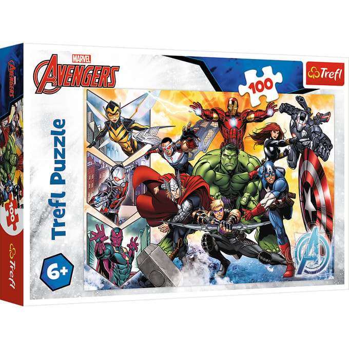 Trefl Avengers Stripfiguren Legpuzzel - 100 stukjes - Vanaf 5 jaar