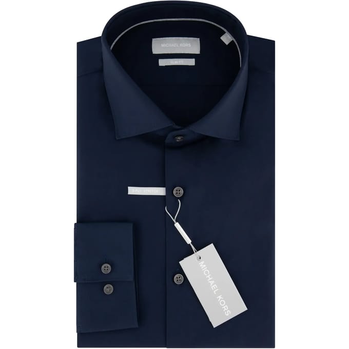 Slim stretch shirt zonder verpakking Michael Kors Poplin