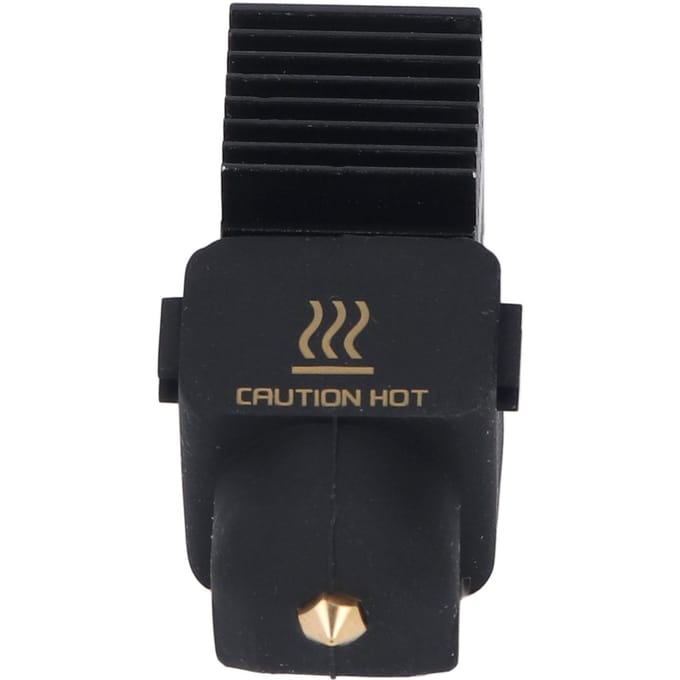 Messing Nozzle Hot End Kit Extrusie Verwarmingsblok met Hittebestendige Siliconen Sok voor Bambu Lab A1 black